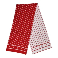 Apaszka Foulard z Nadrukiem Logo
