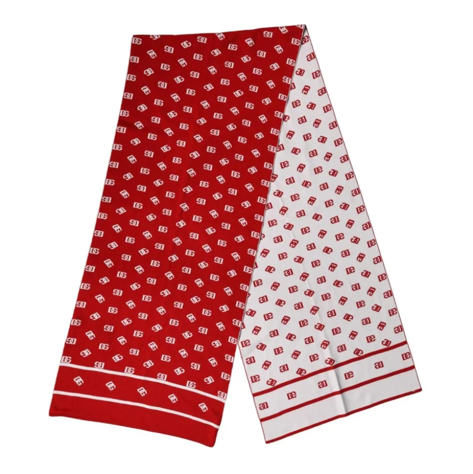 Apaszka Foulard z Nadrukiem Logo