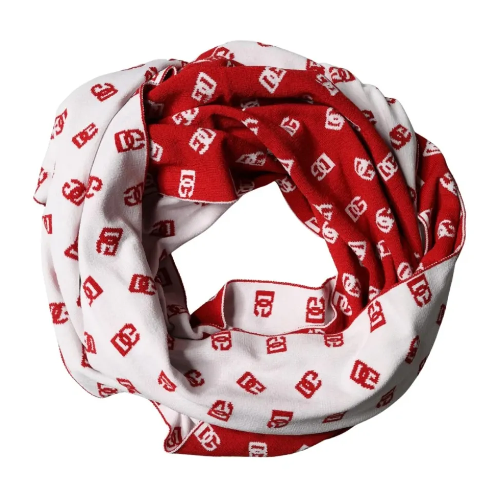Apaszka Foulard z Nadrukiem Logo