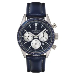 Aviator Chronograph Leather Watch