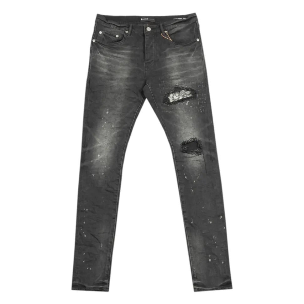 Bandana Patch Slim-Fit Jeans