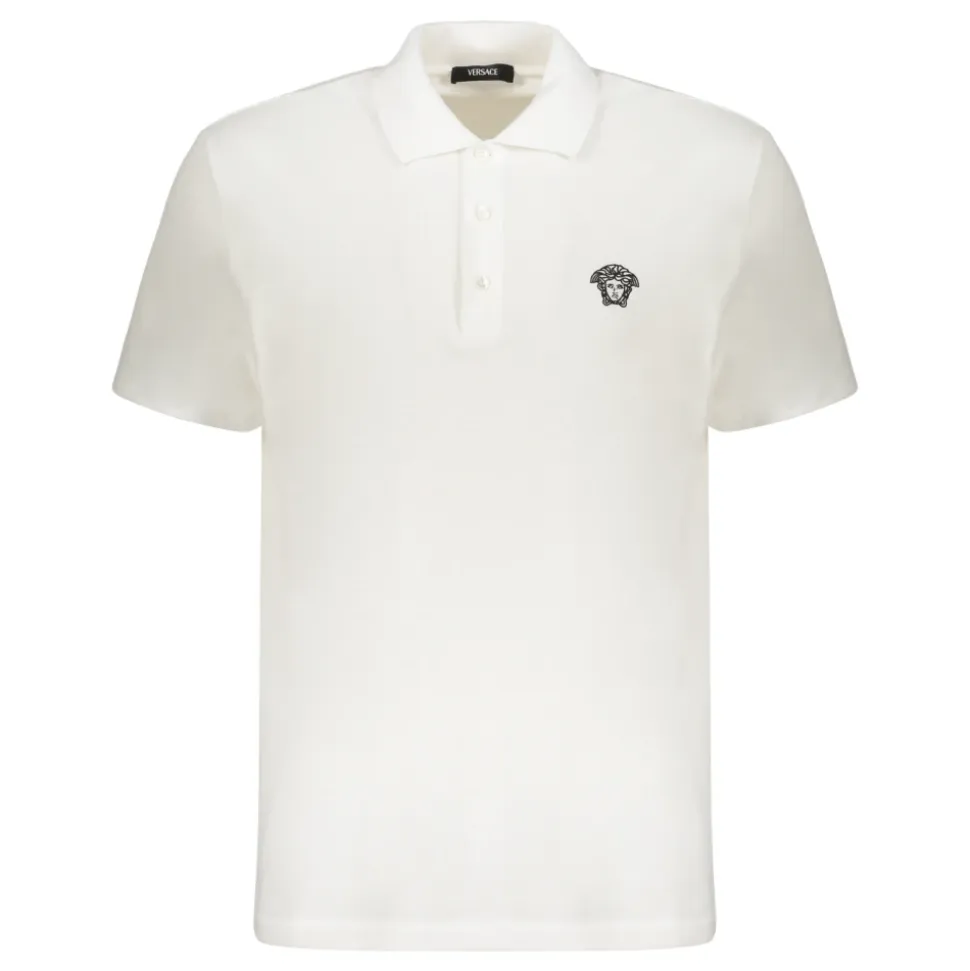 Bawełniana koszulka polo z haftowanym logo