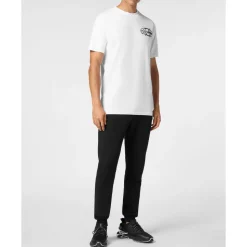 Bawełniana koszulka T-shirt z okrągłym dekoltem SS z logo