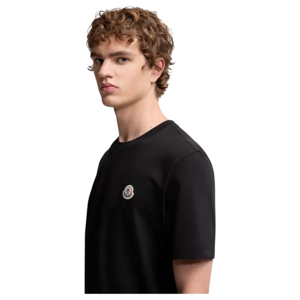 Bawełniany T-shirt z naszywką z logo (3-pack)