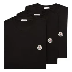 Bawełniany T-shirt z naszywką z logo (3-pack)