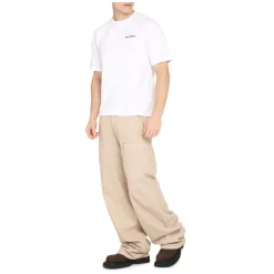 Bawełniany T-shirt z okrągłym dekoltem