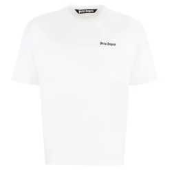 Bawełniany T-shirt z okrągłym dekoltem