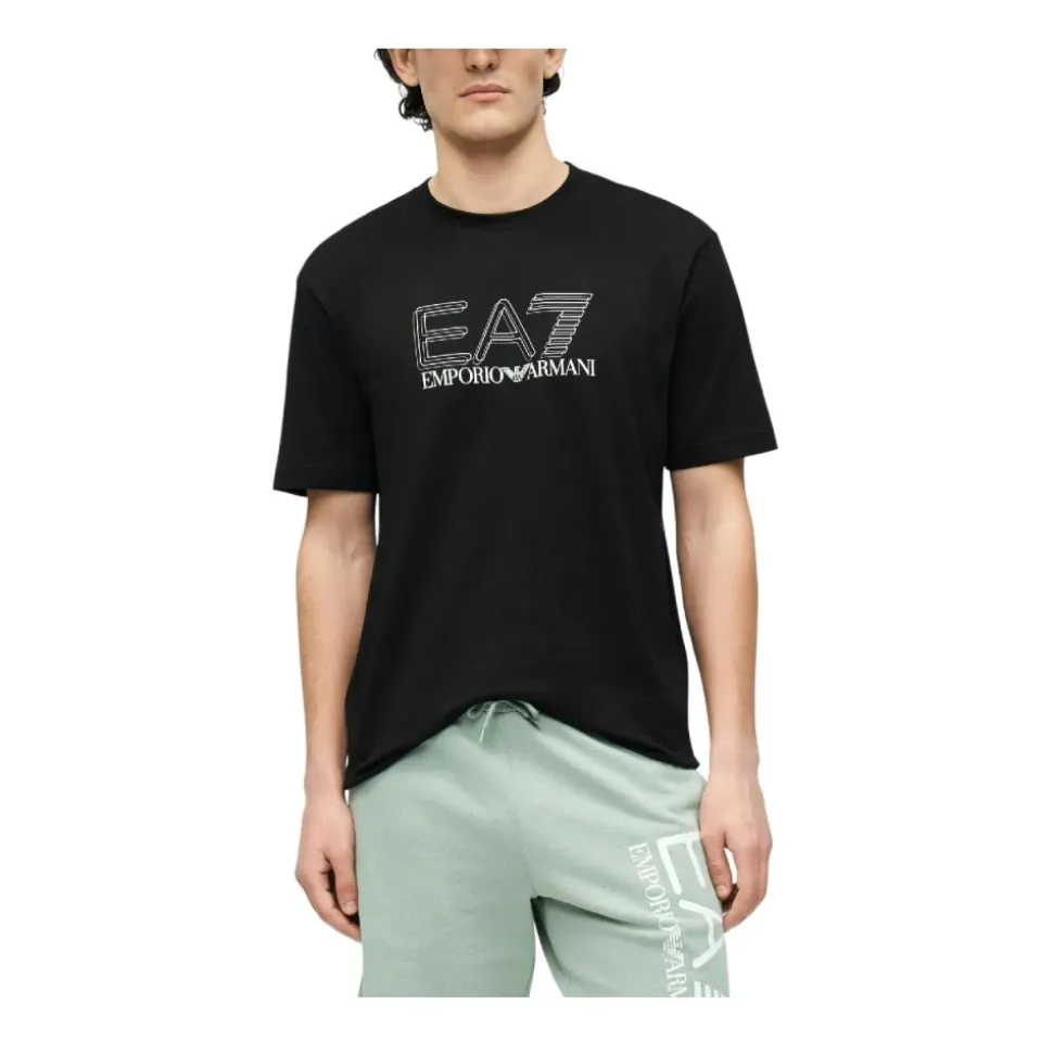 Bawełniany T-shirt z okrągłym dekoltem