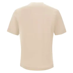 Bawełniany T-shirt z piki z okrągłym dekoltem