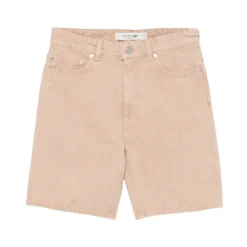 Beige Bermuda Denim Shorts