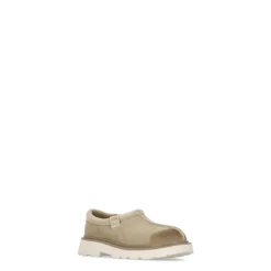 Beżowe Buty z Zamszu