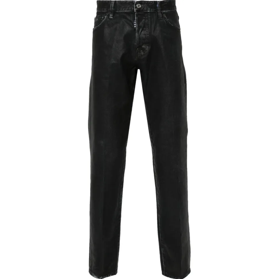 Beżowe Jeansy Denim
