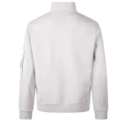 Bluza z diagonalnego polaru z zamkiem 1/4, barwiona w kawałku