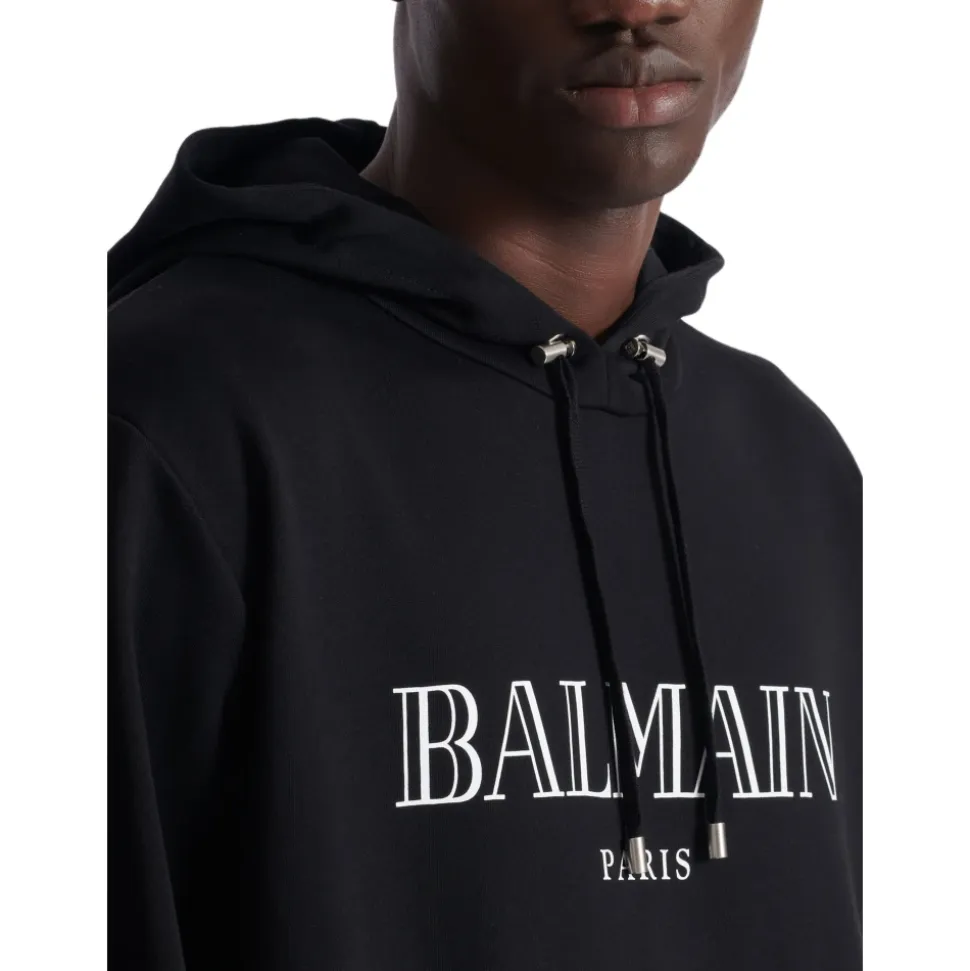 Bluza z kapturem z logo Vintage