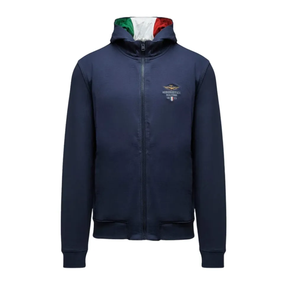 Bluza z kapturem z trójkolorowym wnętrzem