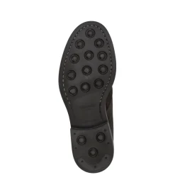 Brązowe Zamszowe Buty na Sznurówki