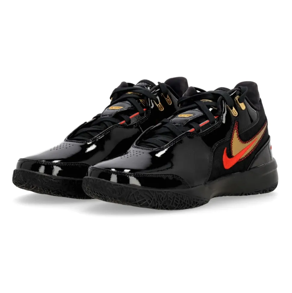 Buty do koszykówki LeBron Zoom Ampd Czarny/Złoto/Czerwony