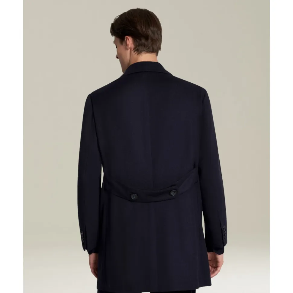 Cashmere Outdoor Jacket Blue Weave
