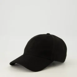Casquette à logo en denim