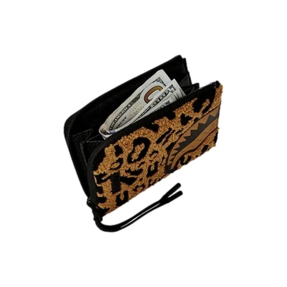 Chenille Cheetah Wallet
