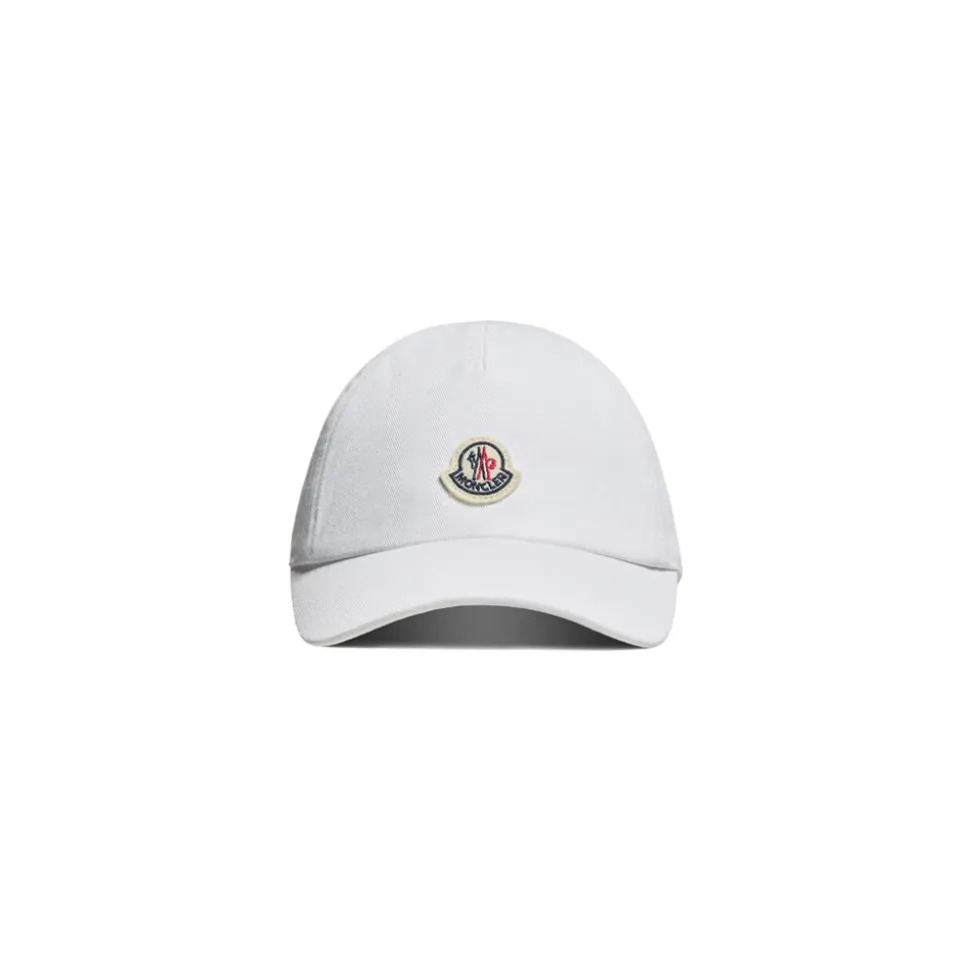 Czapka z daszkiem z gabardyny z naszywką z logo