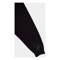 Czarna Bluza z Metalowym Wzorem BB