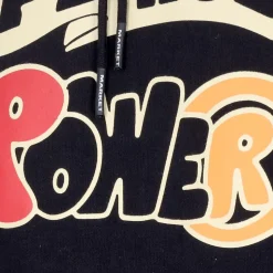 Czarna bluza z nadrukiem Peace and Power