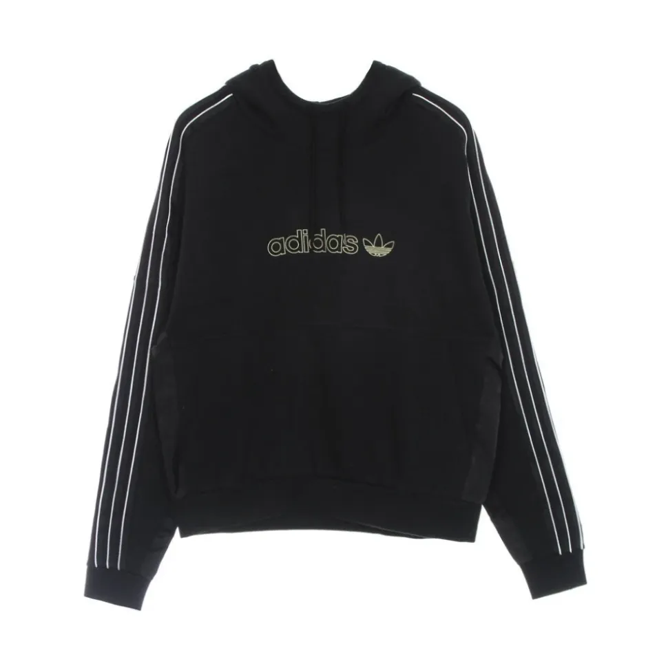 Czarna bluza z paskami w cieniach