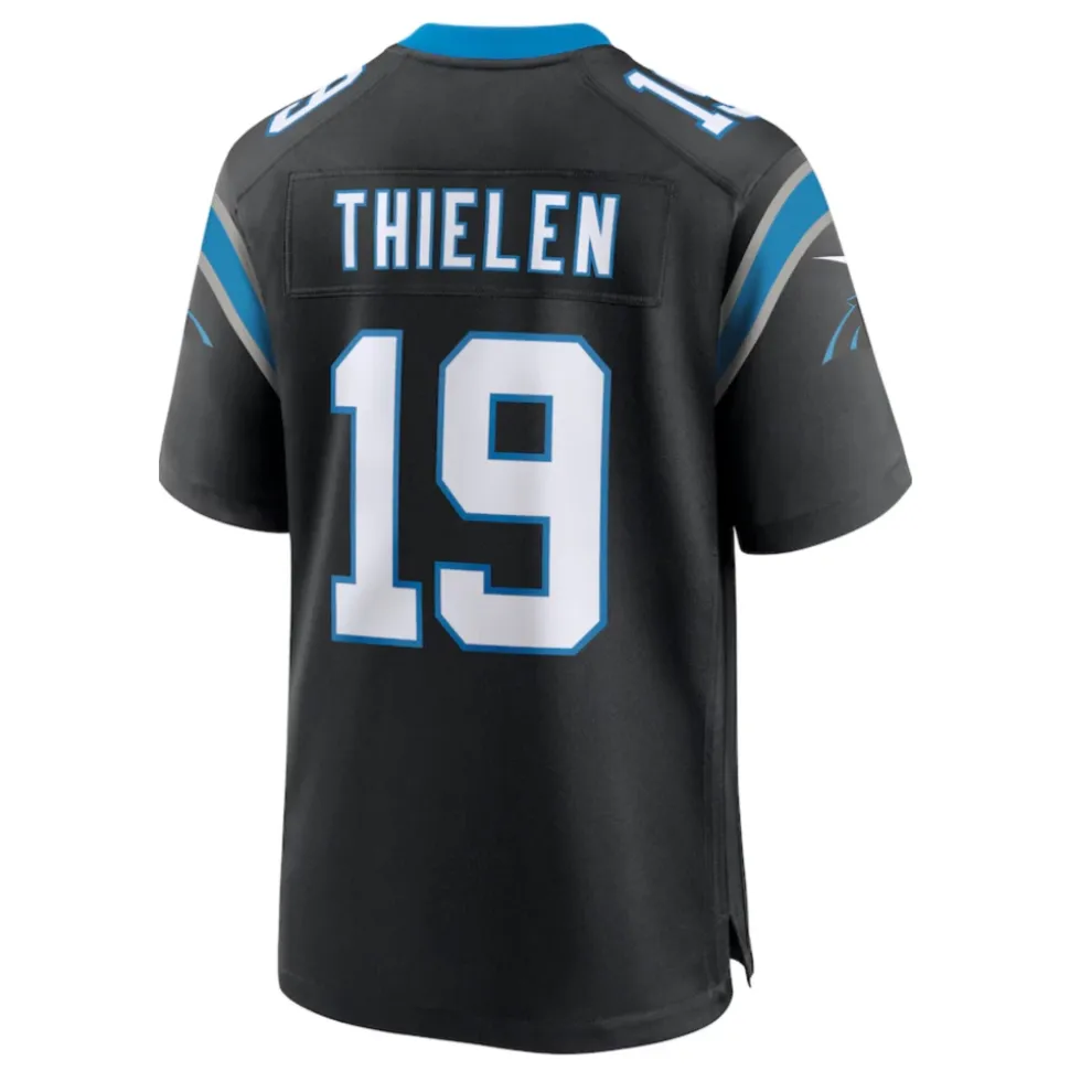 Czarna koszulka Carolina Panthers Adam Thielen