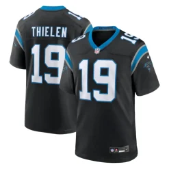 Czarna koszulka Carolina Panthers Adam Thielen