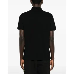 Czarna Koszulka Polo Slim-Fit SS25