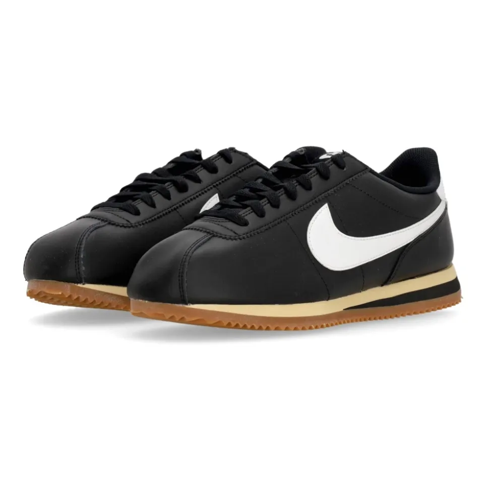 Czarne/Białe/Guma Niskie Sneakersy