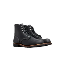 Czarne Buty Iron Ranger z Uprzążą