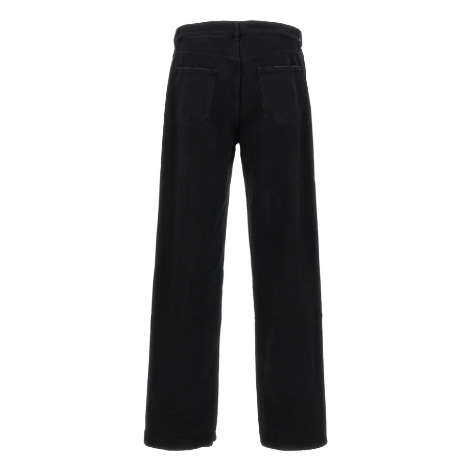 Czarne Jeansy Bawełniane AW22