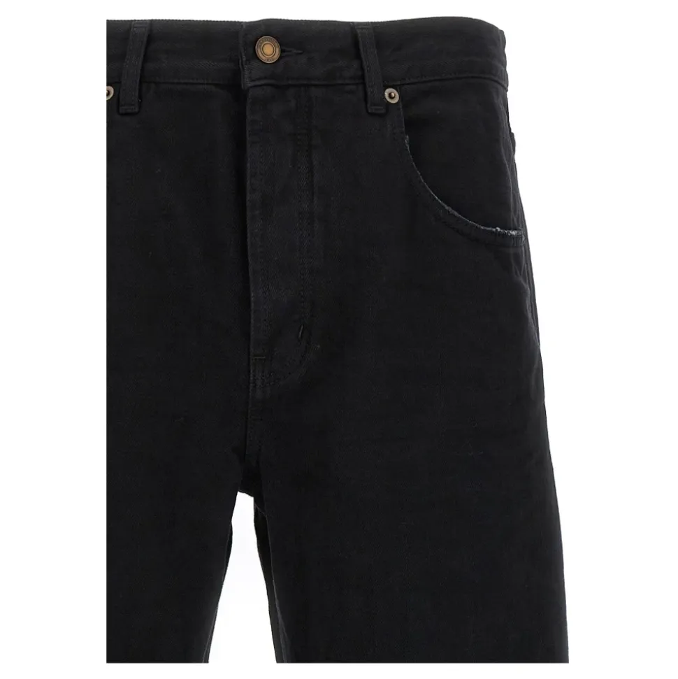 Czarne Jeansy Bawełniane AW22
