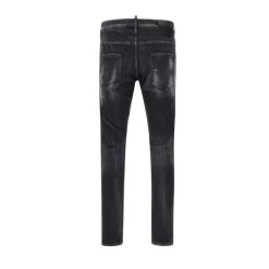 Czarne Jeansy od Dsquared2