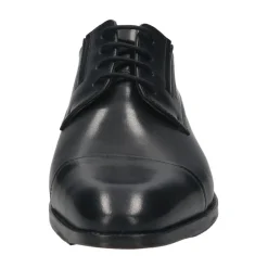 Czarne Klasyczne Buty Biznesowe