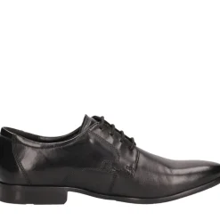Czarne Klasyczne Buty Biznesowe