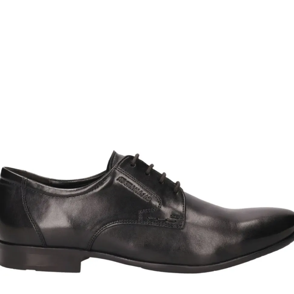Czarne Klasyczne Buty Biznesowe