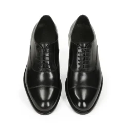 Czarne męskie buty oxford