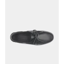 Czarne Nautico Docksides Portland Buty