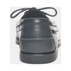 Czarne Nautico Docksides Portland Buty
