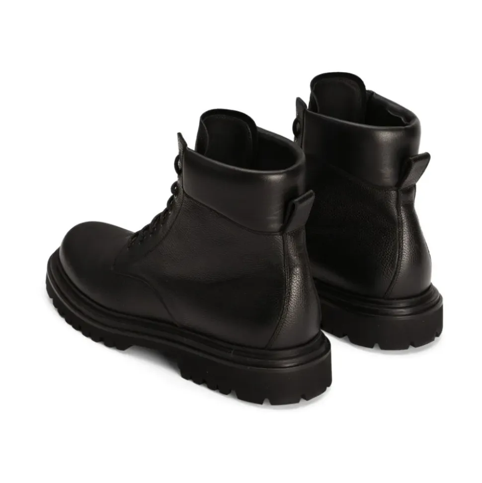 Czarne płaskie buty