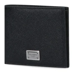 Czarne Portfele Bi-Fold