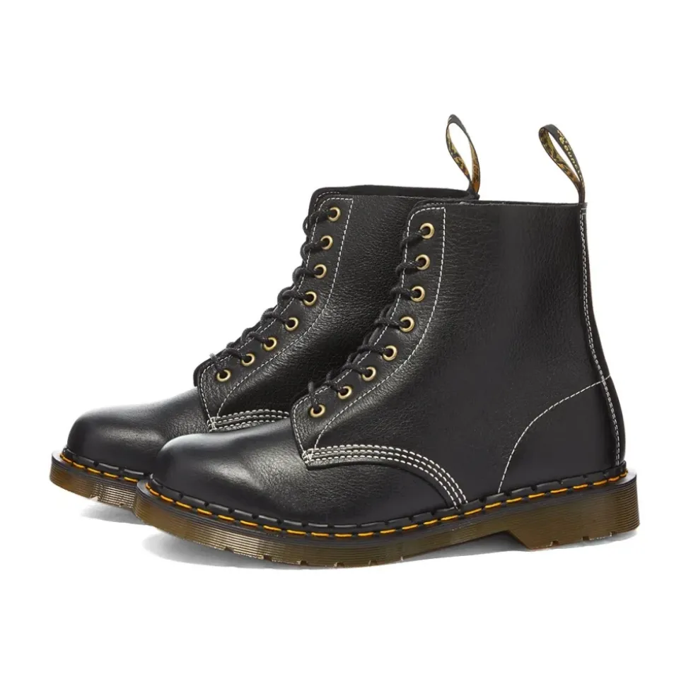 Czarne skórzane buty Made In England