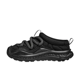 Czarne Sneakersy z Wstawionym Designem