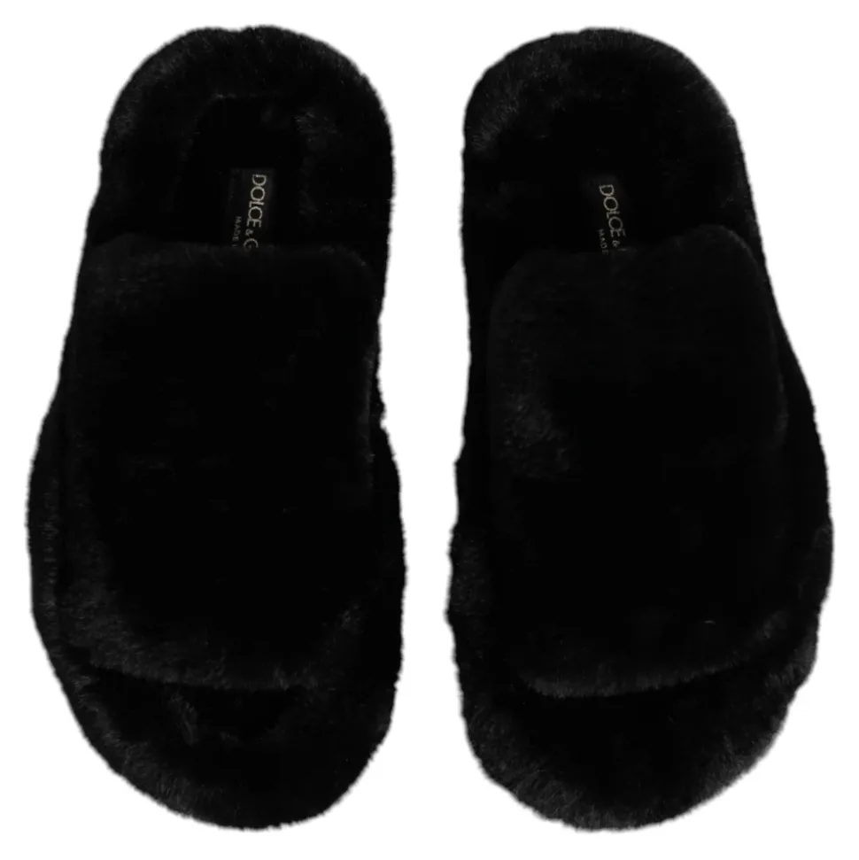 Czarne Welurowe Chodaki Kapcie Buty