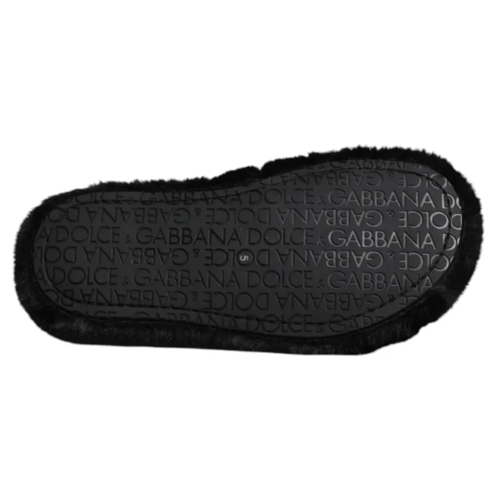 Czarne Welurowe Chodaki Kapcie Buty