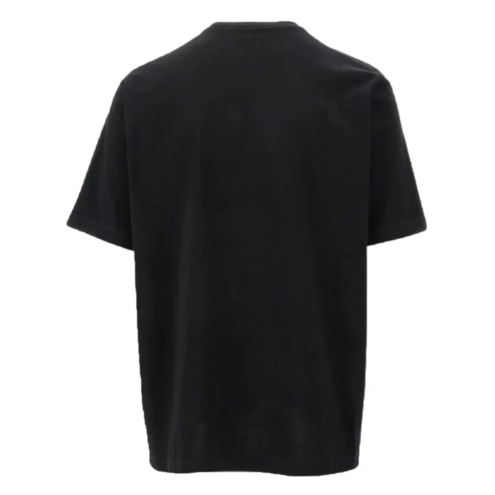 Czarny bawełniany T-shirt