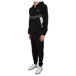 Czarny Dres Komplet